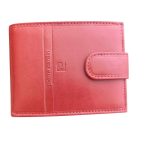 Pierre Cardin piros női pénztárca díszdobozban valódi bőr kisméretű 2125