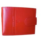 Pierre Cardin piros női pénztárca díszdobozban valódi bőr kisméretű 2125