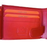 Pierre Cardin piros női pénztárca díszdobozban valódi bőr kisméretű 2125
