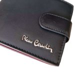 Pierre Cardin férfi pénztárca fekte valódi bőr kisméretű RFID fekete