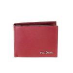 Pierre Cardin valódi bőr férfi pénztárca bordó RFID 8806