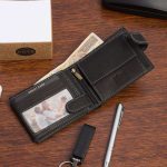 Wild Tiger valódi bőr férfi pénztárca fekete színben RFID 128