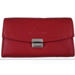 Pincér pénztárca piros valódi bőr brifkó Always Wild