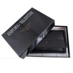 Emporio Valentini női bőr pénztárca fekete színben díszdobozban