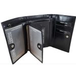 Emporio Valentini női bőr pénztárca fekete színben díszdobozban