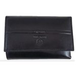 Emporio Valentini női bőr pénztárca fekete színben díszdobozban