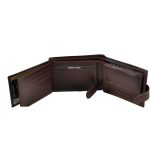 Wild valódi bőr kártyatartó fekete színben prémium