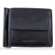Valentini férfi bőr pénztárca fekete prémium