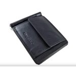 Valentini férfi bőr pénztárca fekete prémium