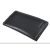 Bőr kártyatartó nagyméretű irattartó fekete színben díszdobozban