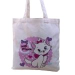 Bevásárló táska mosható pamut szatyor cicás mintával