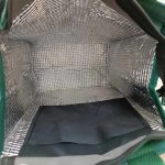 Thermo uzsonnás és ebédes táska zöld színben