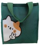 Thermo uzsonnás és ebédes táska zöld színben