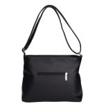 Evica női válltáska prémium Karen rostbőr fekete barna