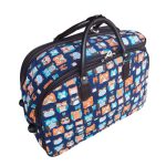 Gurulós utazótáska baglyos nagyméretű 2 kerekű 55 cm