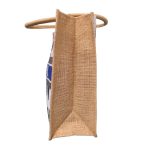 Női nyári táska strandtáska kék bézs