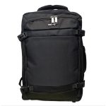 Kézipoggyász hátizsák repülőre 40x30x20 cm ingyenes méret laptoptartós fekete