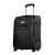 Bőrönd 55 x 40 x 20 cm 2 kerekű Leonardo da Vinci fekete Wizzair méret bővíthető 1221