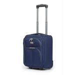 Bőrönd 40 x 30 x 20 cm Wizzair ingyenes kézipoggyász méret kék 2 kerekű 1221 xs