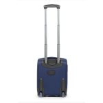 Bőrönd 40 x 30 x 20 cm Wizzair ingyenes kézipoggyász méret kék 2 kerekű 1221 xs