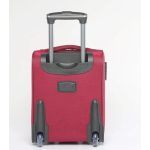 Kézipoggyász bőrönd 40 x 30 x 2 cm Wizzair méret bordó 2 kerekű 1221 xs