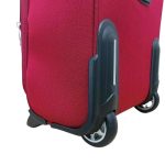 Kézipoggyász bőrönd 40 x 30 x 2 cm Wizzair méret bordó 2 kerekű 1221 xs