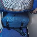 Hátizsák 40 x 20 x 25 cm Ryanair és Wizzair fekete fehér