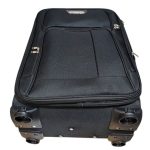 Wizzair Priority bőrönd 55 x 38 x 20/23 cm bővíthető fekete Leonardo