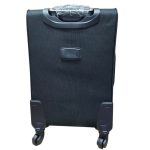 Wizzair Priority bőrönd 55 x 38 x 20/23 cm bővíthető fekete Leonardo