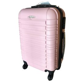   Bőrönd Wizzair kabin méret 55 x 40 x 23 cm barbie rózsaszín Leonardo da Vinci