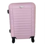 Bőrönd Wizzair kabin méret 55 x 40 x 23 cm barbie rózsaszín Leonardo da Vinci