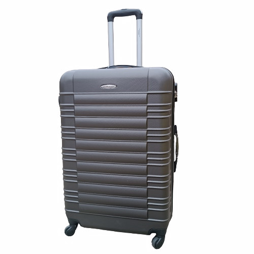 Nagy méretű bőrönd keményfalú L-es 72 cm antracit