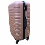 Rosegold bőrönd nagy méretű keményfalú L-es Leonardo da Vinci