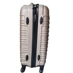 Bőrönd M-es méret közepes keményfalú 63 cm gold