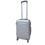 Bőrönd M-es méret közepes keményfalú 63 cm szürjke
