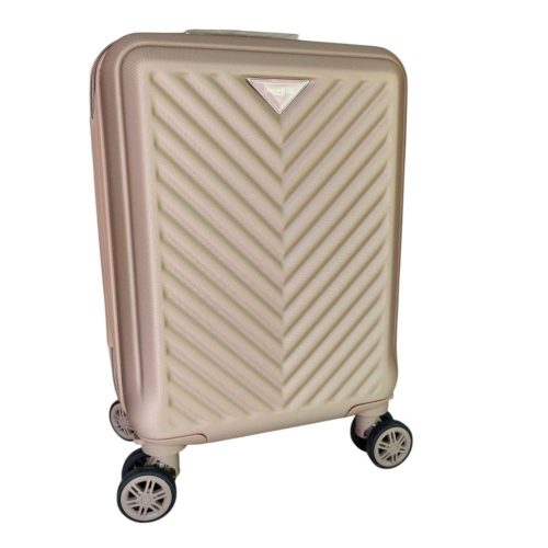 Bőrönd 55 x 40 x 23 cm szürke színű kemény falú Wizzair méret