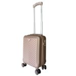 Bőrönd 55 x 40 x 23 cm szürke színű kemény falú Wizzair méret