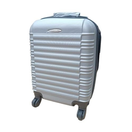 Wizz ingyenes kabinbőrönd 40 x 30 x 20 cm LDV kivehető kerekekkel ezüst szürke