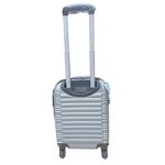 Wizz ingyenes kabinbőrönd 40 x 30 x 20 cm LDV kivehető kerekekkel ezüst szürke