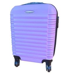   Bőrönd 40 x 30 x 20 cm kivehető kerekekkel Wizzair ingyenes méret lila