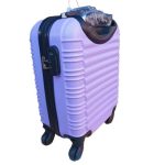 Bőrönd 40 x 30 x 20 cm kivehető kerekekkel Wizzair ingyenes méret lila