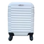 Bőrönd xs 40 x 30 x 20 cm wizzair ingyenes kézipoggyász fehér ABS kivehető kerekekkel