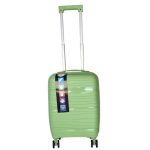 Bőrönd xs méret 40 x 30 x 20 cm bézs színben kivehető kerekekkel Wizzair ingyenes