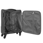 Kabin bőrönd 55 x 40 x 20 cm Wizzair kézipoggyász fekete
