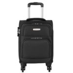 Kabin bőrönd 40 x 30 x 20 cm Wizz kivehető kerekekkel számzárral fekete