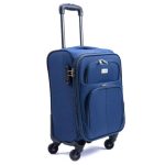 Bőrönd 40x30x20 cm xs méret Wizzair ingyenes kézipoggyász kék