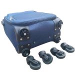 Bőrönd 40x30x20 cm xs méret Wizzair ingyenes kézipoggyász kék