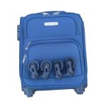 Bőrönd 40x30x20 cm xs méret Wizzair ingyenes kézipoggyász kék