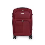 Bordó bőrönd nagy méretű L-es bővíthető kivehető kerekekkel 70 cm