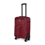 Bordó bőrönd nagy méretű L-es bővíthető kivehető kerekekkel 70 cm